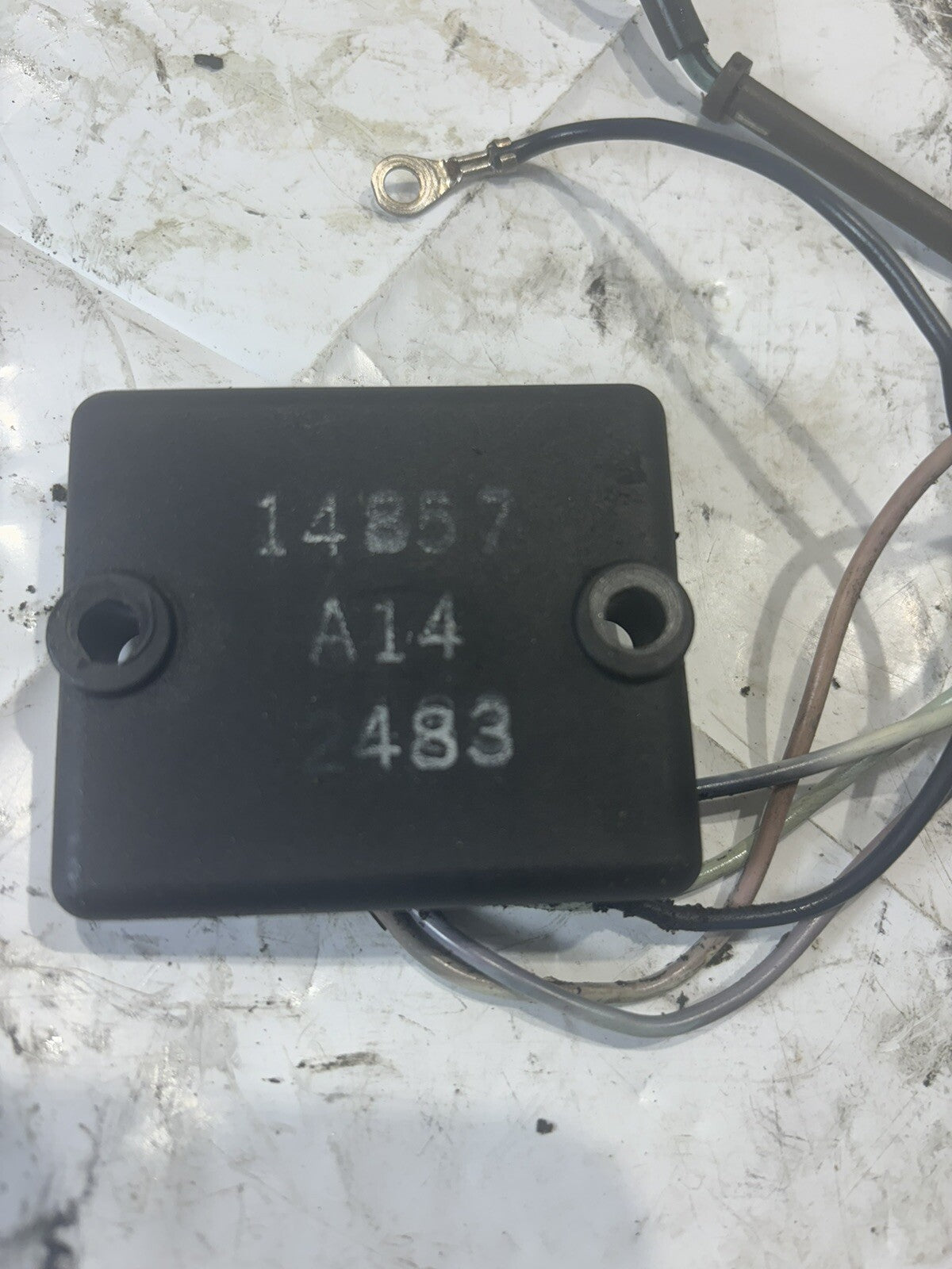 OEM MERCURY OIL WARNING MODULE ASSEMBLY PN 14857A10