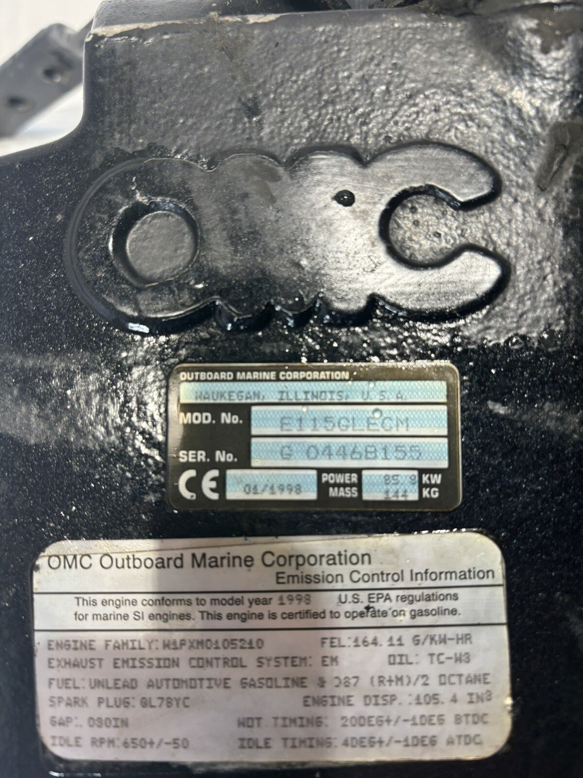 SWIVEL BRACKET ASSEMBLY JOHNSON 0434691