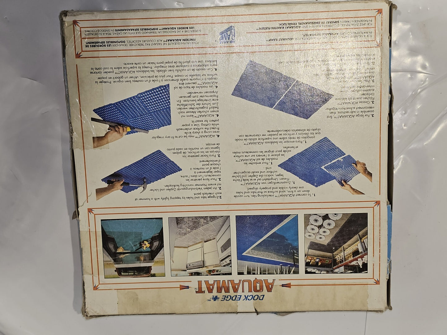 Dock Edge Aquamat Charcoal Gray 6 Pack