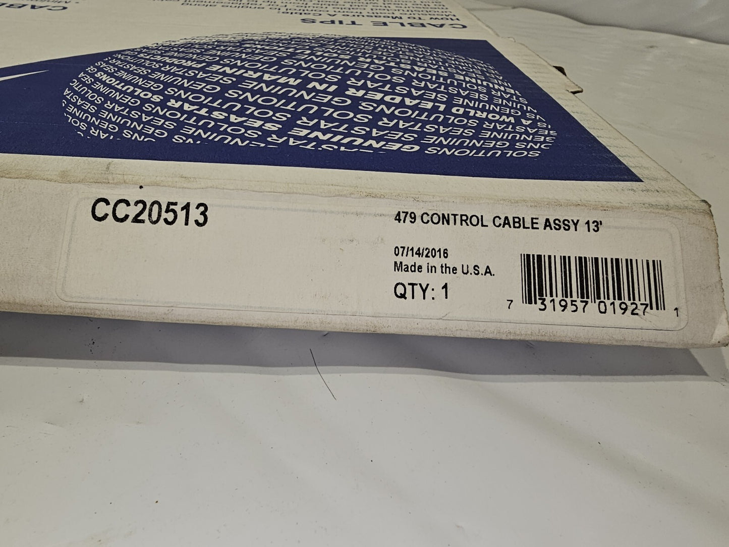 SEASTAR SOLUTIONS CC23015 Control Cable Assembly, 3300 Series, 15'