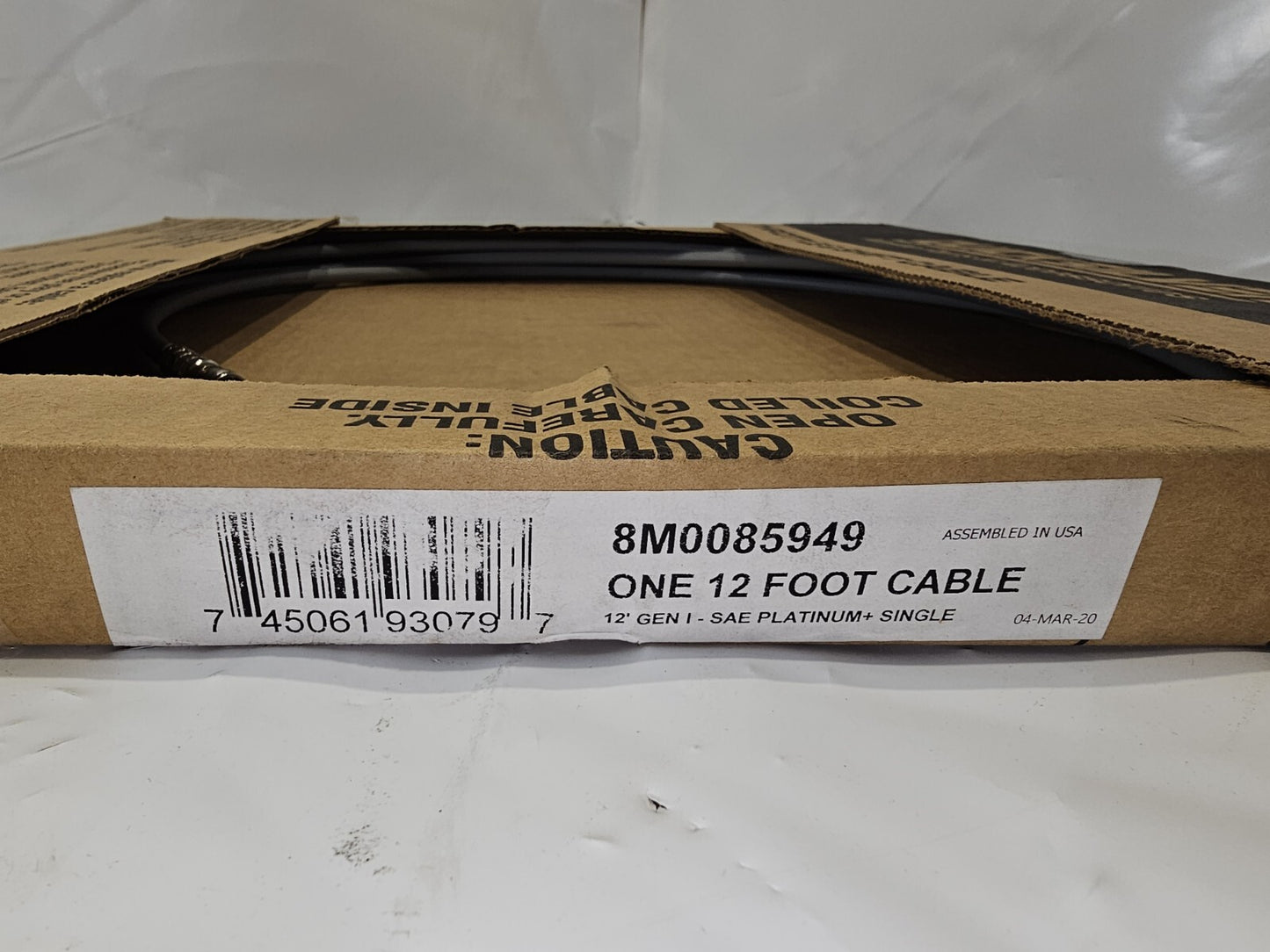QUICKSILVER CONTROL CABLE 8M0085949 12'