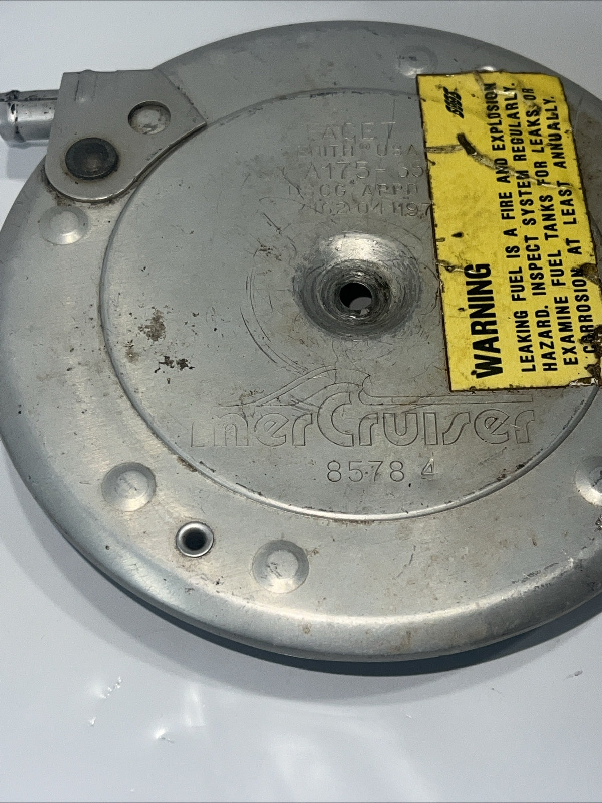 W5a Mercruiser Purolator Carburetor Flame Arrestor Cover 85784 17500000