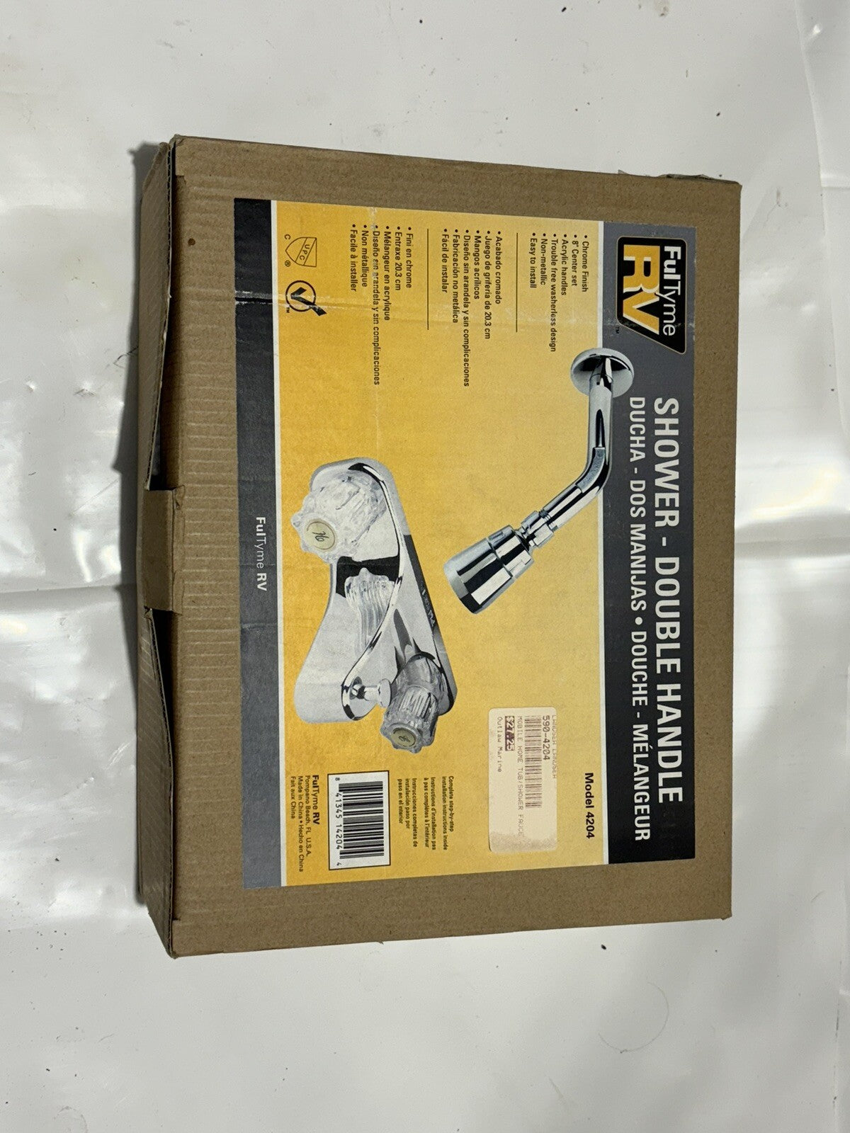 Fulltyme Rv Shower head + double handle