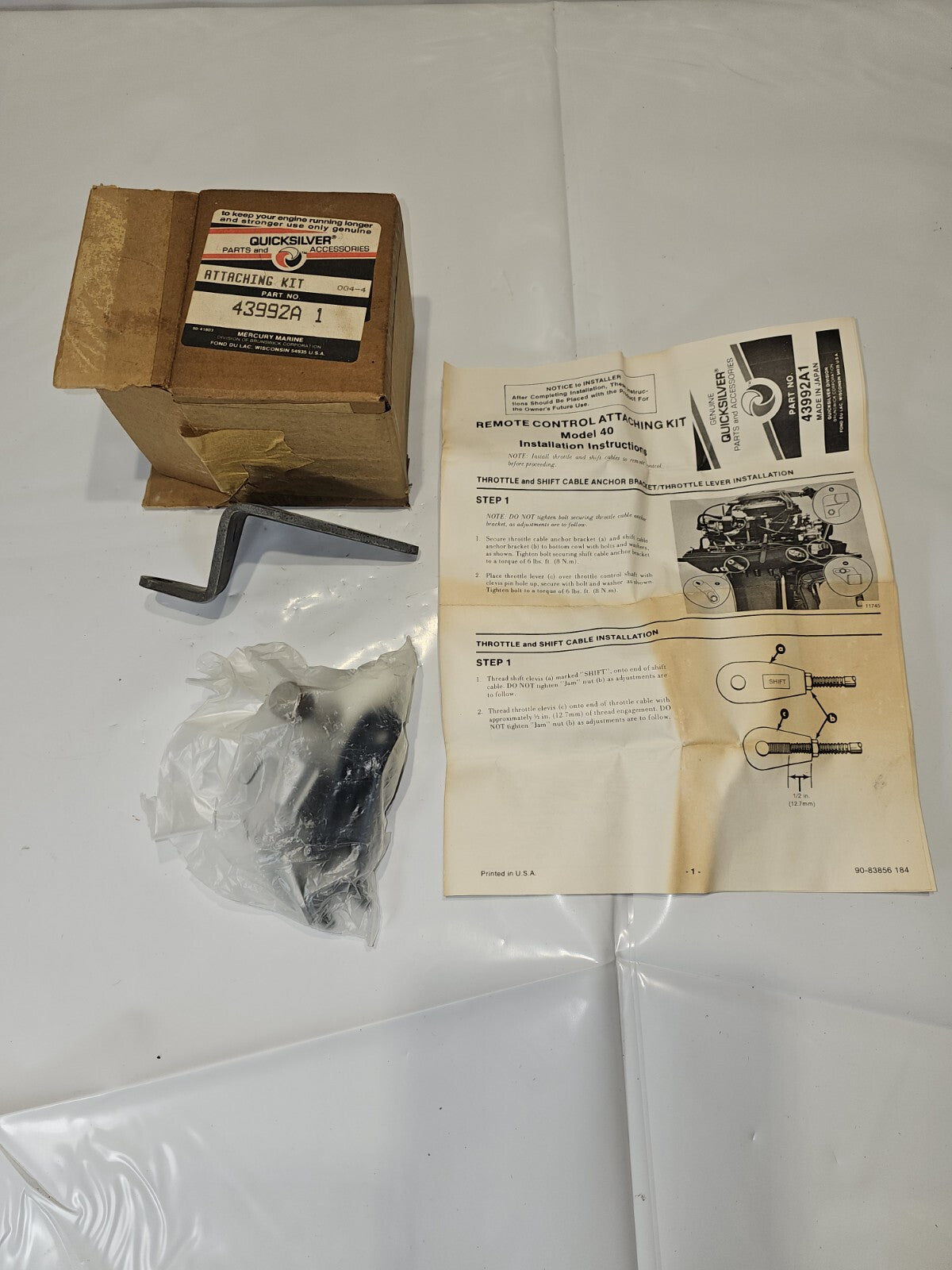 Quicksilver 43992A-1 R/C Attaching Kit