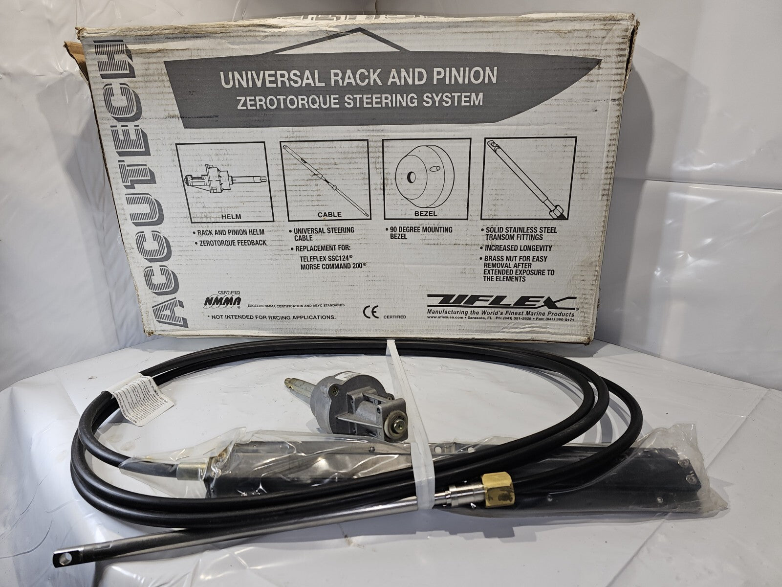 MARINE STEERING RACK KIT 19 FT 889937Q18 ACCUTECH
