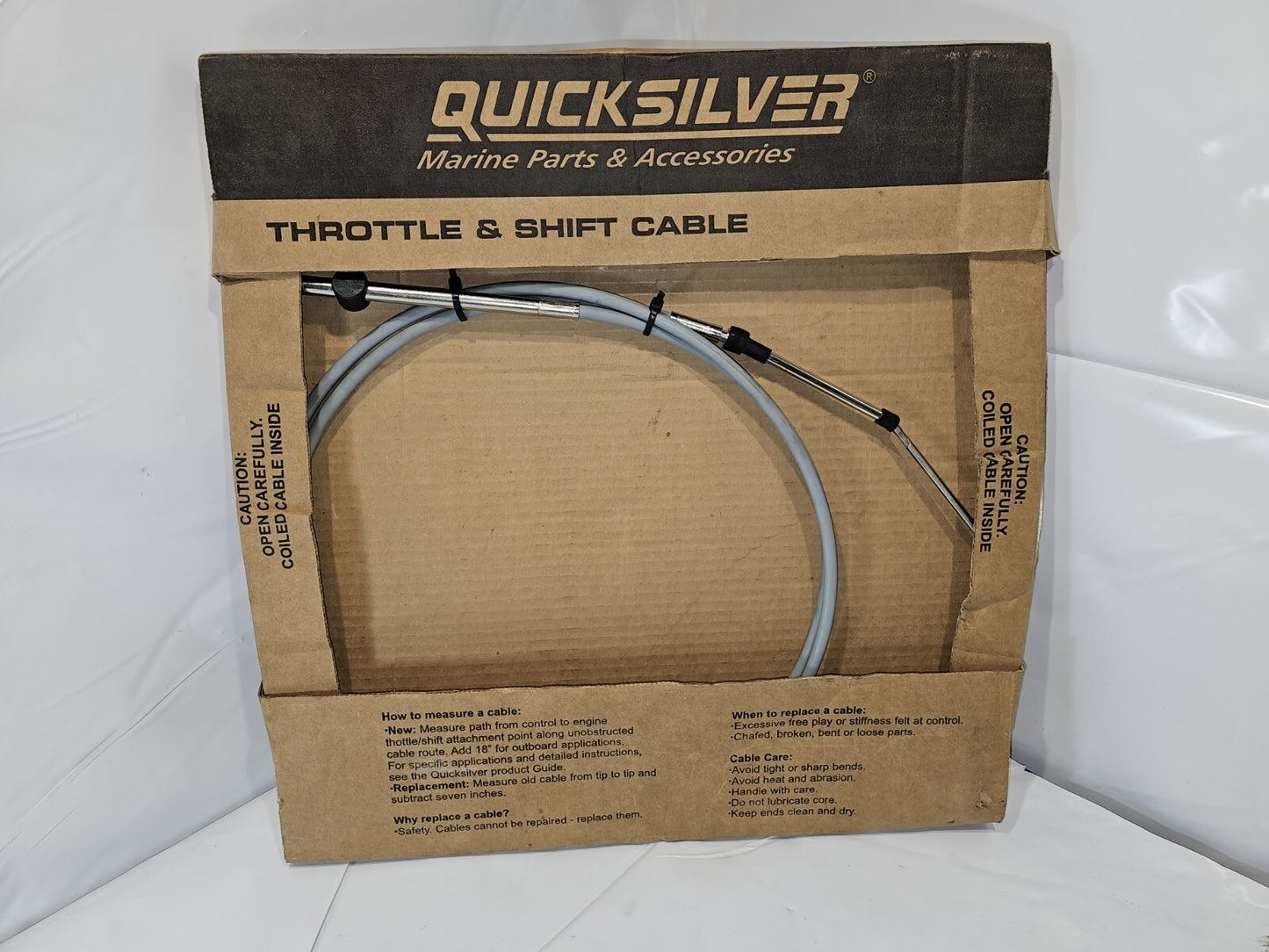 QUICKSILVER THROTTLE AND SHIFT CABLE 8M0052487 8'