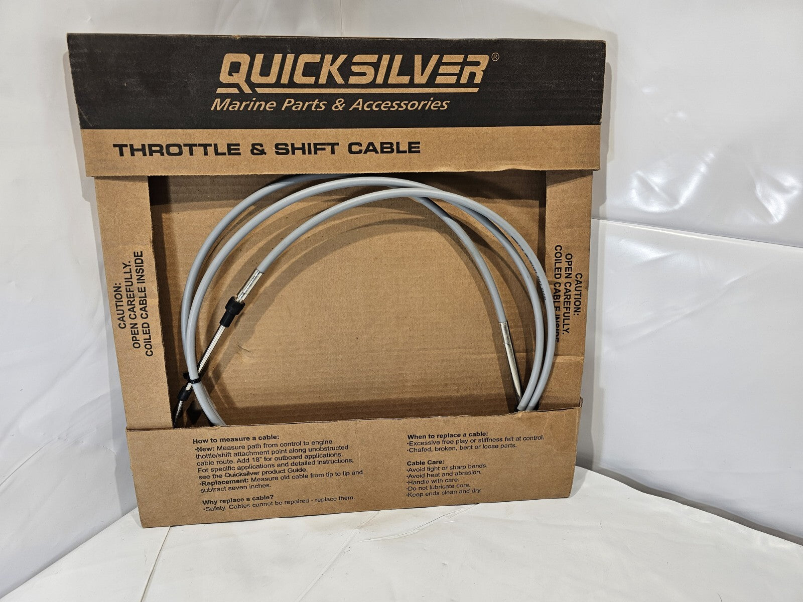 QUICKSILVER THROTTLE& SHIFT CABLE 8M0052488 9'