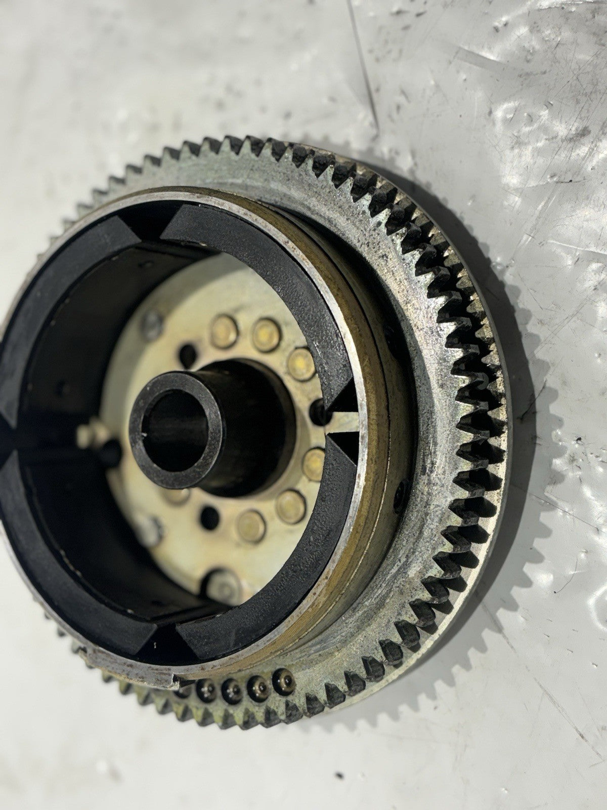 Yamaha 9.9 HP 4 Stroke Flywheel Rotor PN 6G8-85550-J0-00 Fit 1985-1990