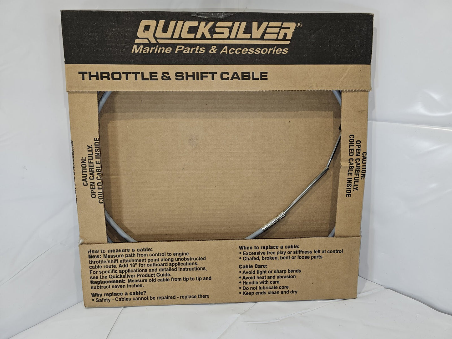 QUICKSILVER CONTROL CABLE 8M0085949 12'