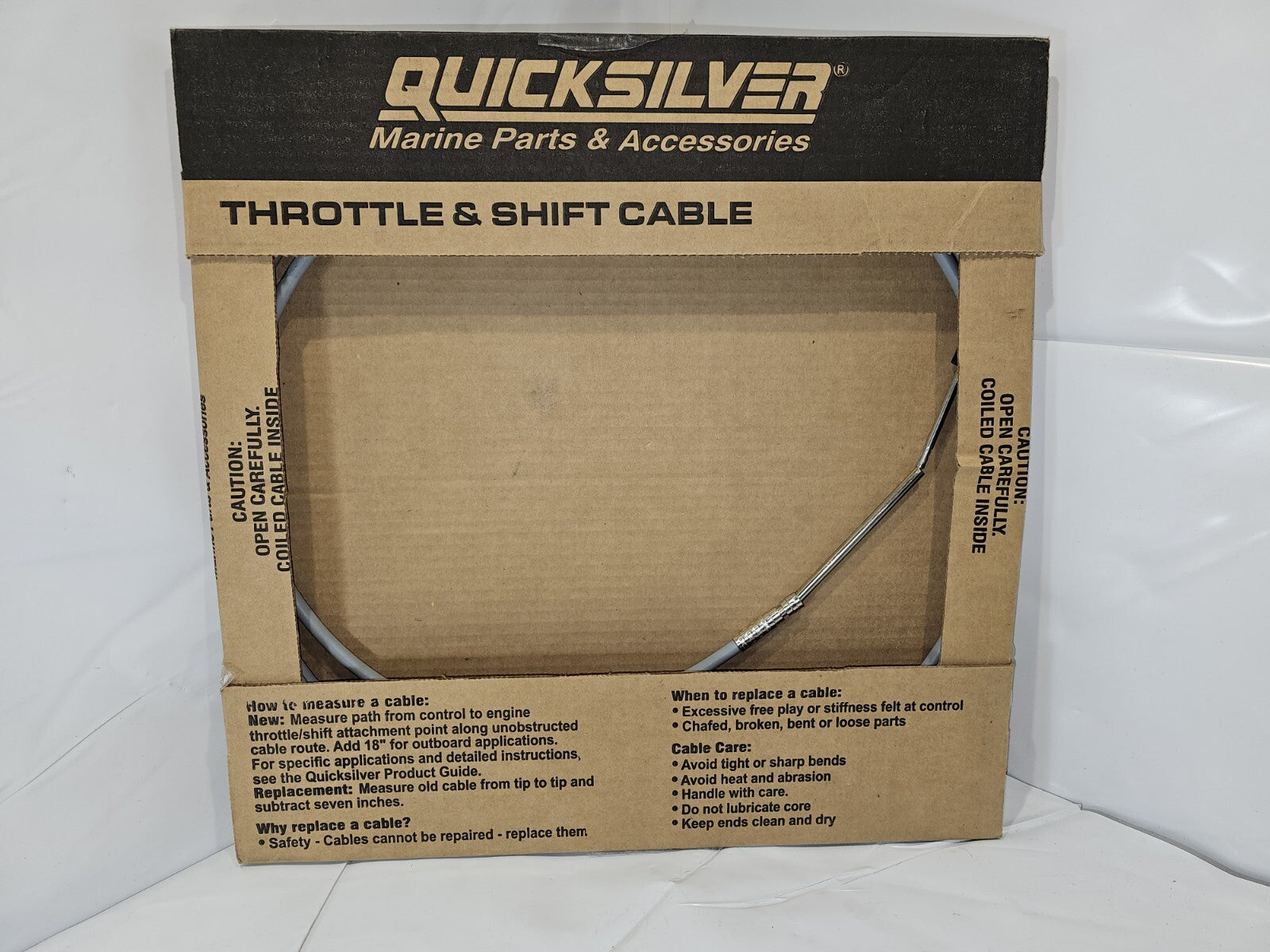QUICKSILVER CONTROL CABLE 8M0085949 12'