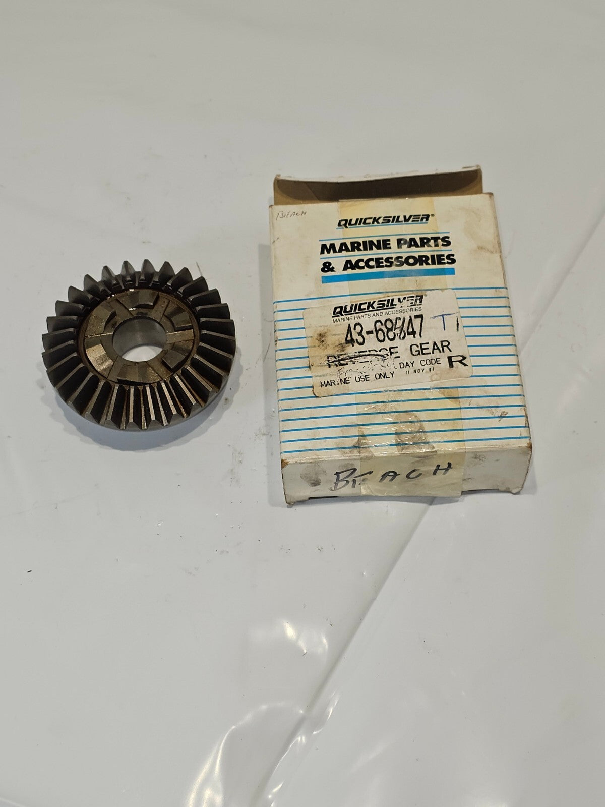 NEW MERCURY OUTBOARD REVERSE GEAR QUICKSILVER OEM PART # 43-68347 Lower unit 