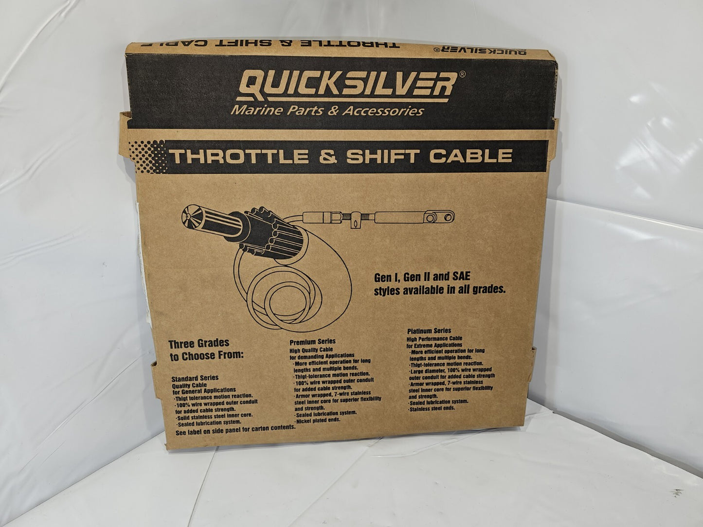 QUICKSILVER THROTTLE AND SHIFT CABLE 8M0052487 8'