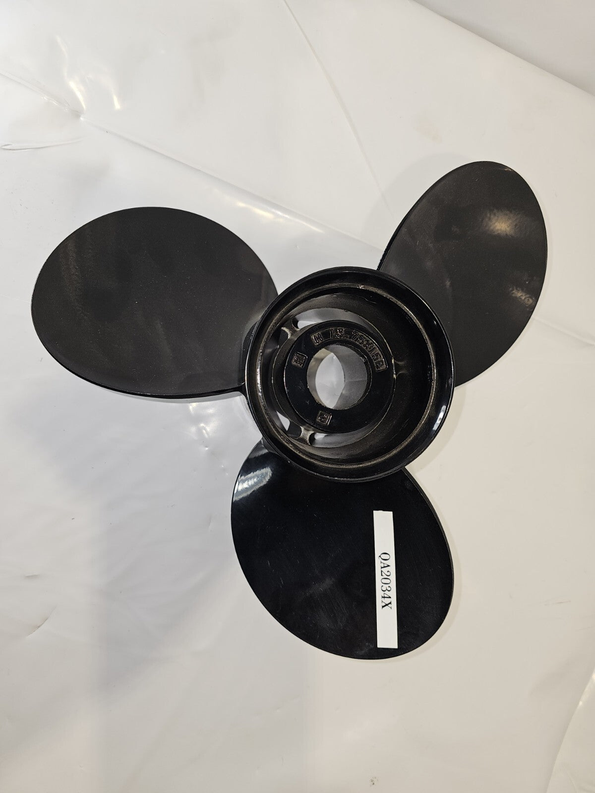 Quicksilver QA2034X 15P Aluminium  Black Diamond Propeller Black Finish