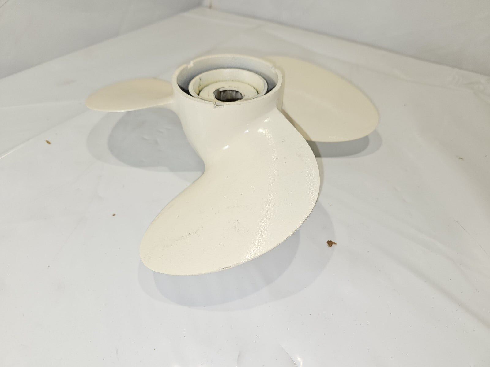 ALUMINUM 13" X 10P MICHIGAN WHEEL PROP, PJ 53, VERY OLD PIN STYLE HUB, # 966