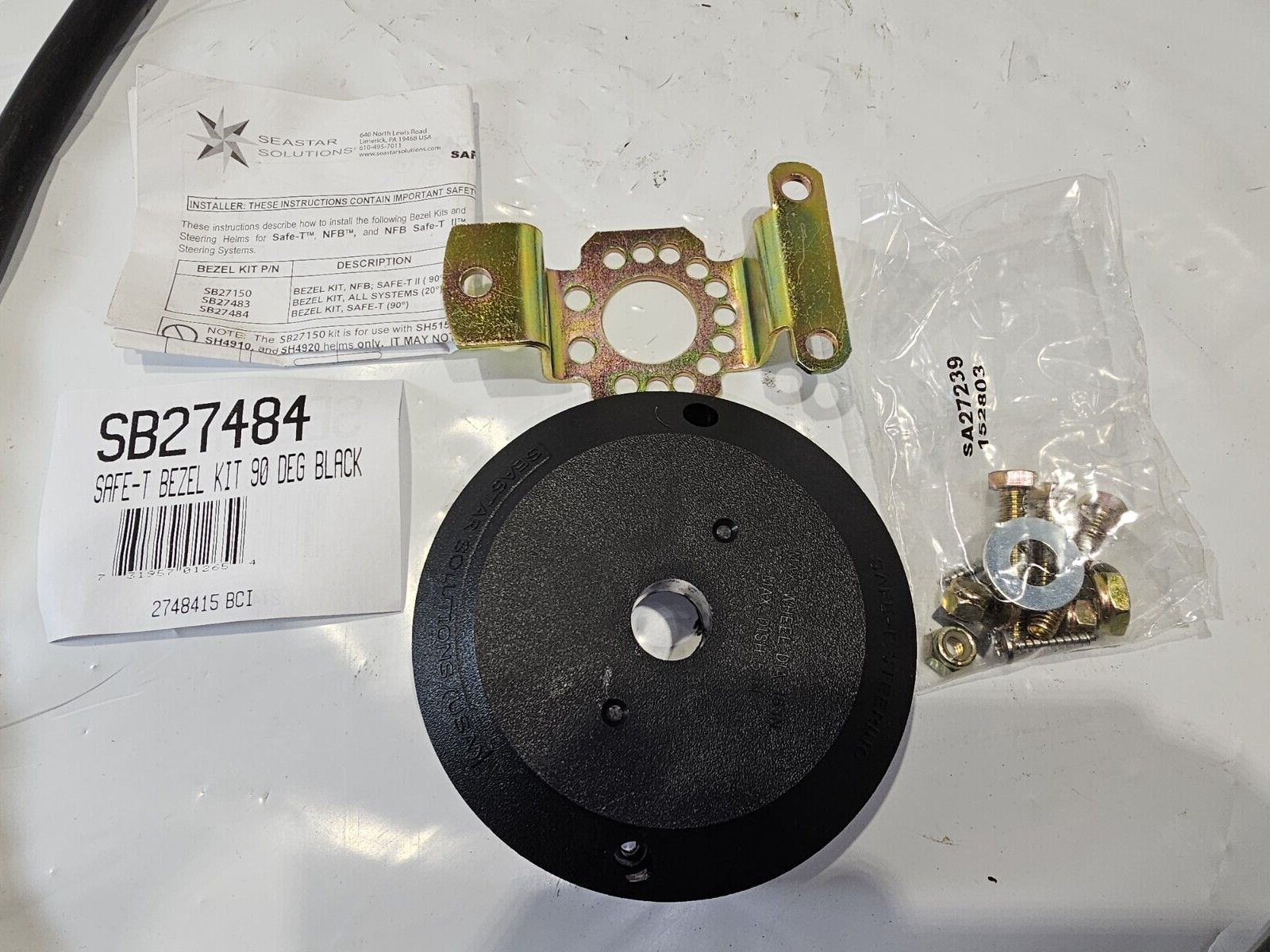 Safe-t QC Rotary Steering System SS13715 SeaStar Solutions