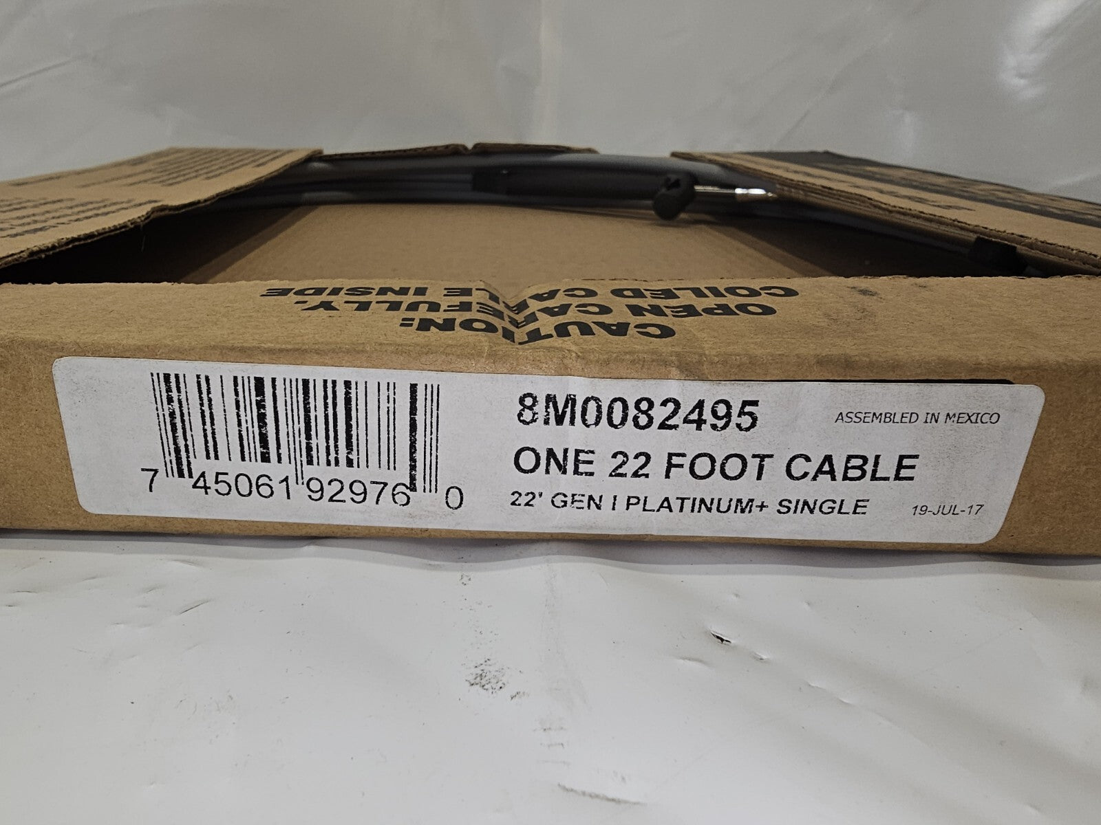 QUICKSILVER MARINE CONTROL CABLE M80082495 22FT