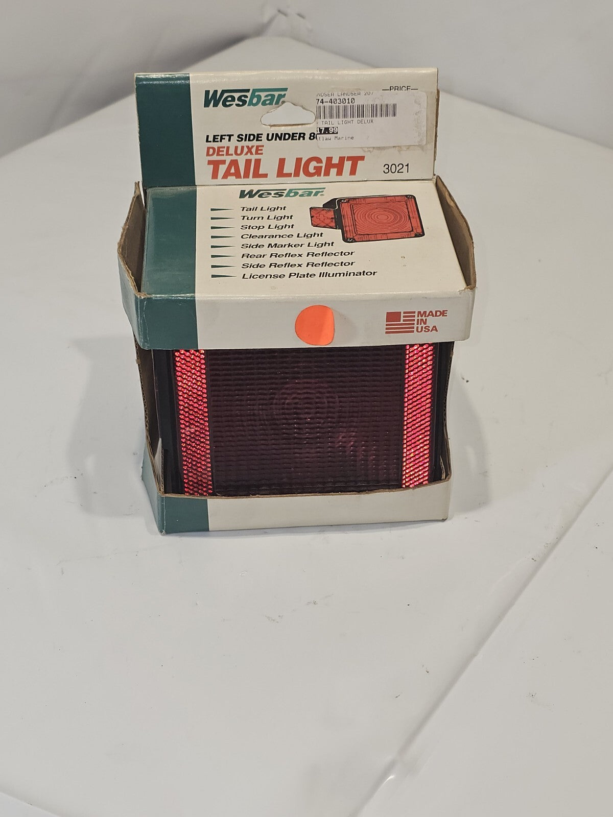 TRAILER TAIL LIGHT Multi-Function Tail Lamp, Left Road Side Wesbar 3021