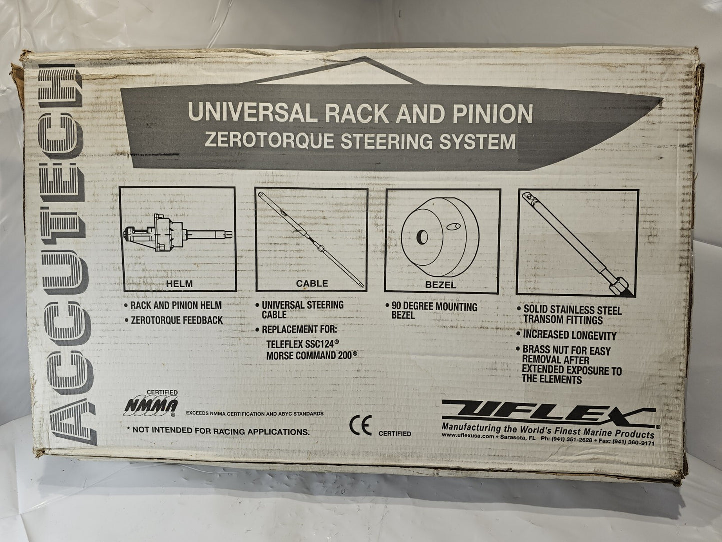 MARINE STEERING RACK KIT 19 FT 889937Q18 ACCUTECH