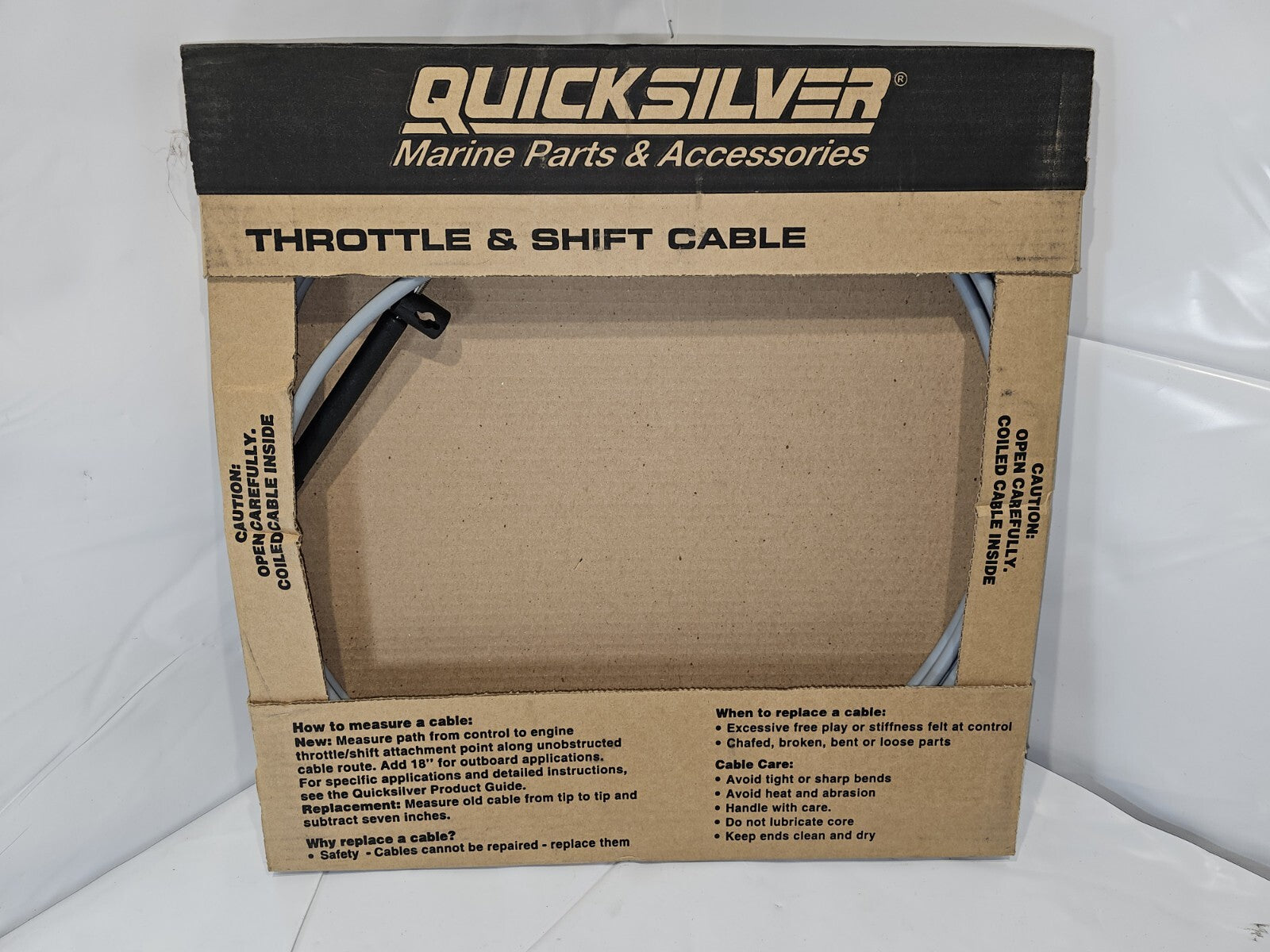 QUICKSILVER MARINE CONTROL CABLE M80082495 22FT