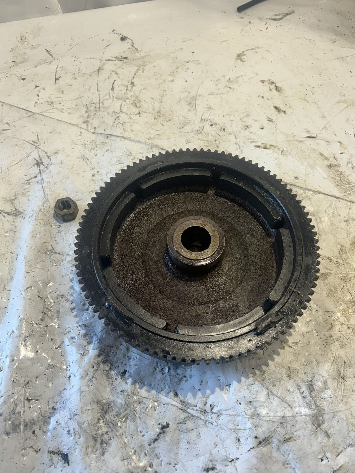 Mercury 50 55 60 hp Outboard 3-Cyl Motor Electric Start Flywheel 9008A50 9007-C2