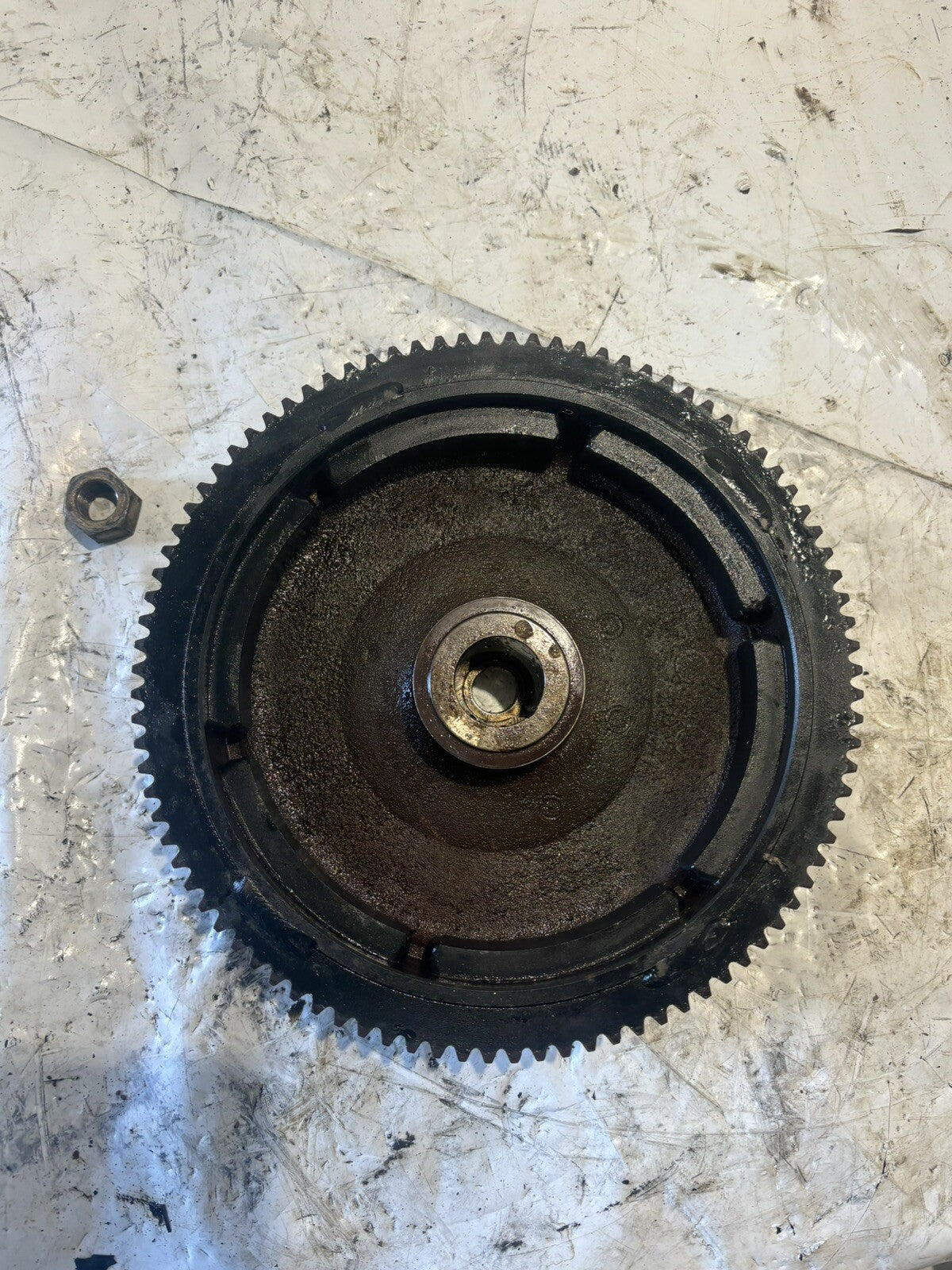 Mercury 50 55 60 hp Outboard 3-Cyl Motor Electric Start Flywheel 9008A50 9007-C2