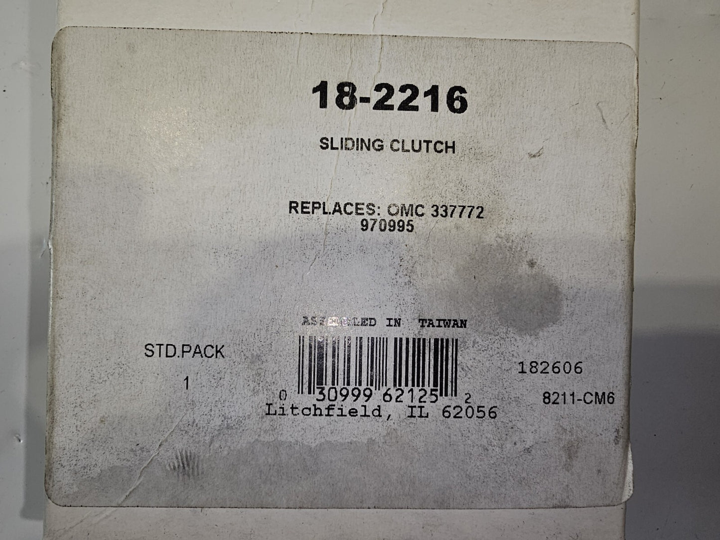 Sierra OMC  18-2216 Sliding Clutch V6 Outboard Cobra Johnson Evinrude