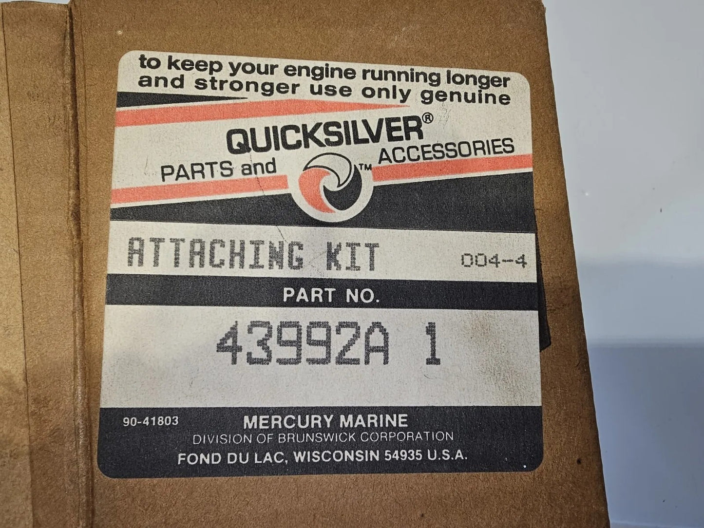 Quicksilver 43992A-1 R/C Attaching Kit
