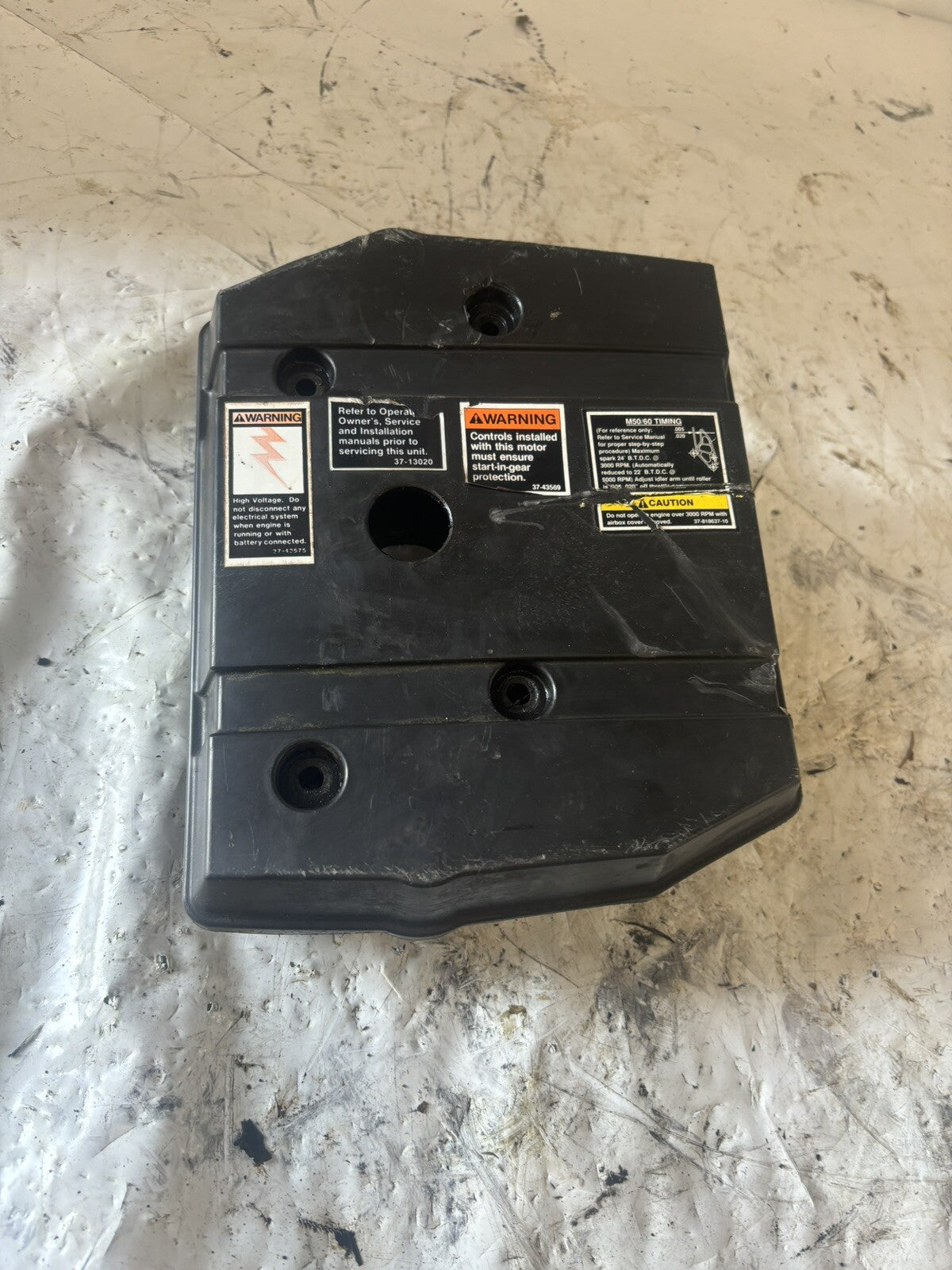 Mercury 40 50 60 HP ELPTO 2-stroke outboard intake silencer Attenuator 19662