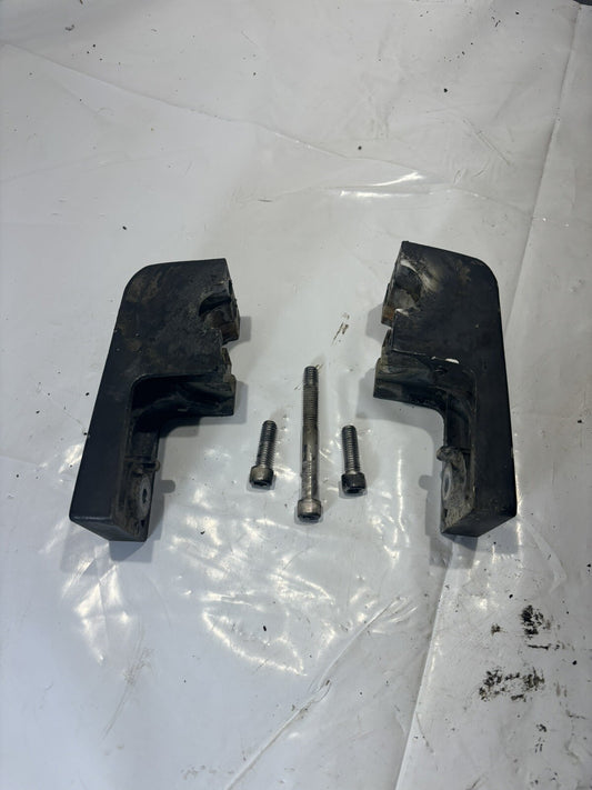 1989 Mercury Force Outboard Shock Mount Cover Pair 820441F1, 820442F1